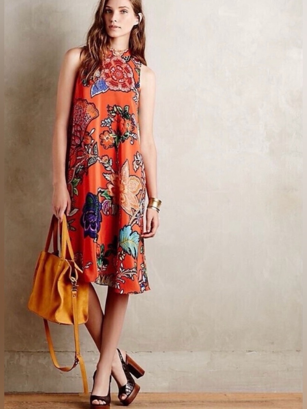 Anthropologie Larkhill Silk Dress Size M
